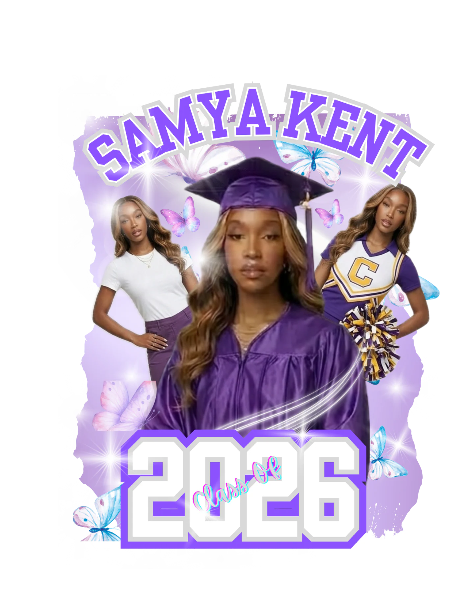 Customized Graduation Fan
