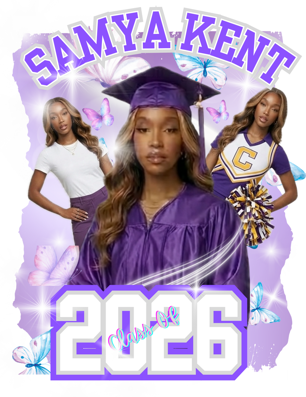 Customized Graduation Fan
