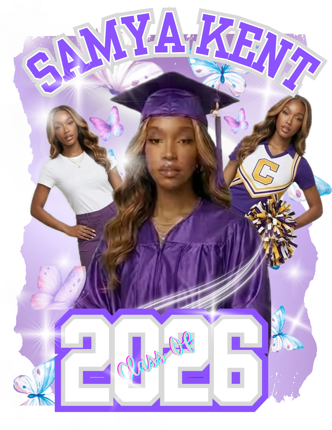 Customized Graduation Fan